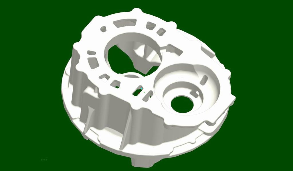 Middle axle reducer housing